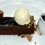 A chocolate dessert at The Parsonage Hotel & Spa, Escrick, York